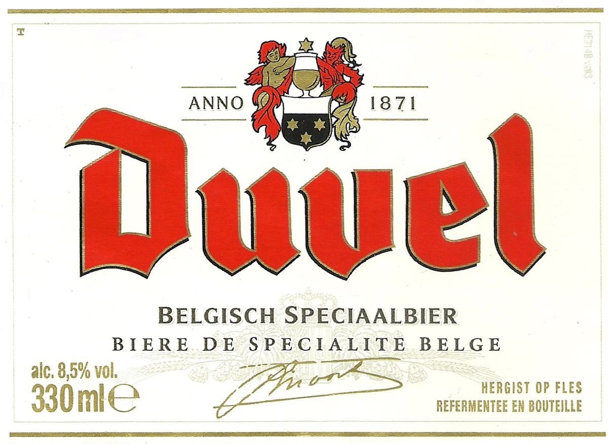 Panneau pub en bois Duvel label - rétro vintage mancave, Enlèvement ou Envoi, Neuf, Panneau, Plaque ou Plaquette publicitaire