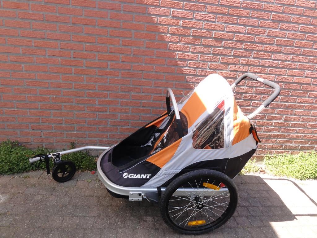 Giant PEAPOD fietskar voor 2 kids 65 euro, Ophalen, Zo goed als nieuw