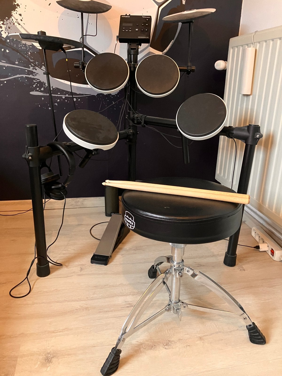 Roland electrisch drumstel td-02k, Musique & Instruments, Enlèvement, Comme neuf, Roland