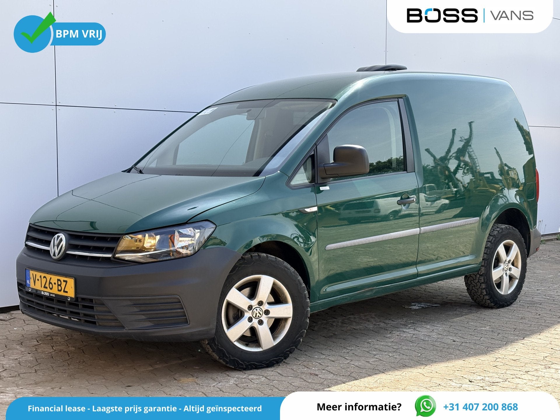Volkswagen Caddy 2.0 TDI 4x4 123PK L1 4 Motion AWD Airco Cru, Auto's, 122 pk, Gebruikt, Euro 6, 4 cilinders