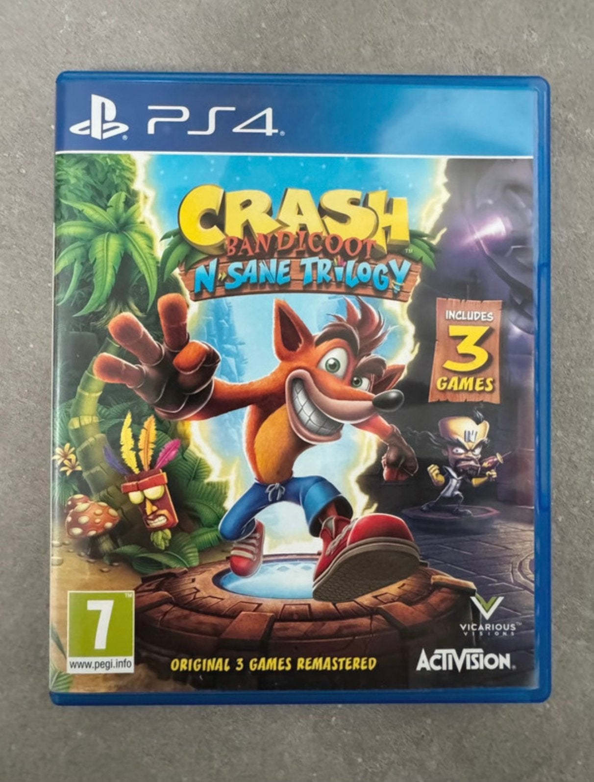 Crash Bandicoot N-Sane Trilogy, Games en Spelcomputers, Games | Sony PlayStation Vita, Ophalen, Zo goed als nieuw