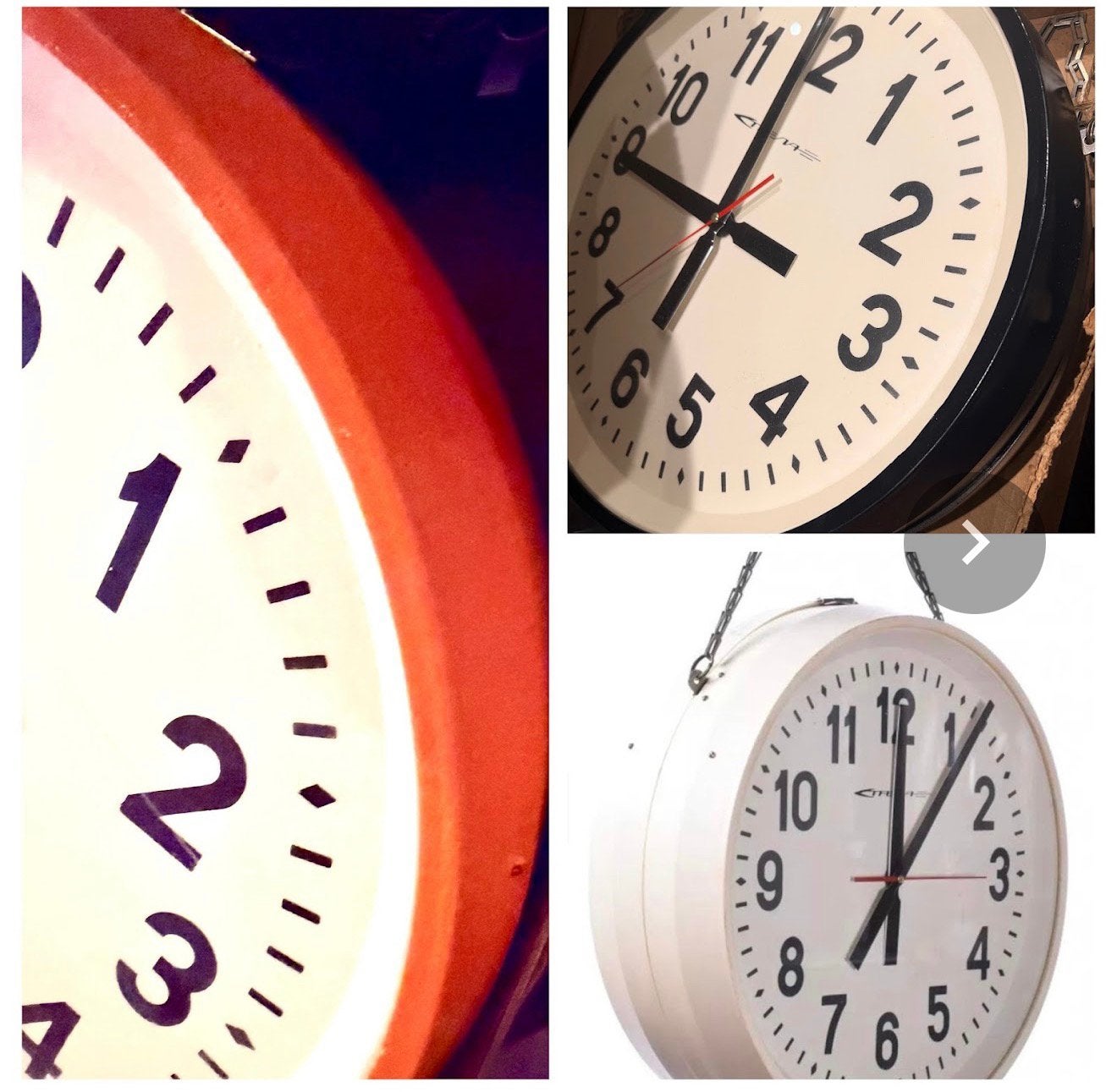 Horloges de gare double face ( URSS ), Enlèvement, Autres types, Autres couleurs, Analogique