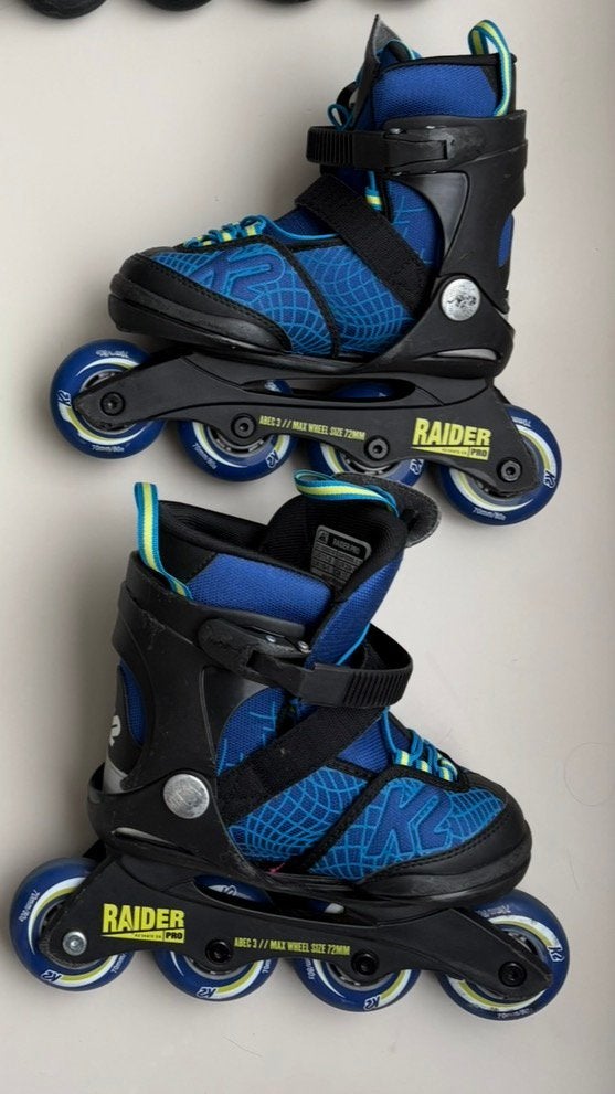 K2 Raider Pro Maat 29-34 + beschermingskit, Sport en Fitness, Ophalen, K2, Verstelbaar, Kinderen