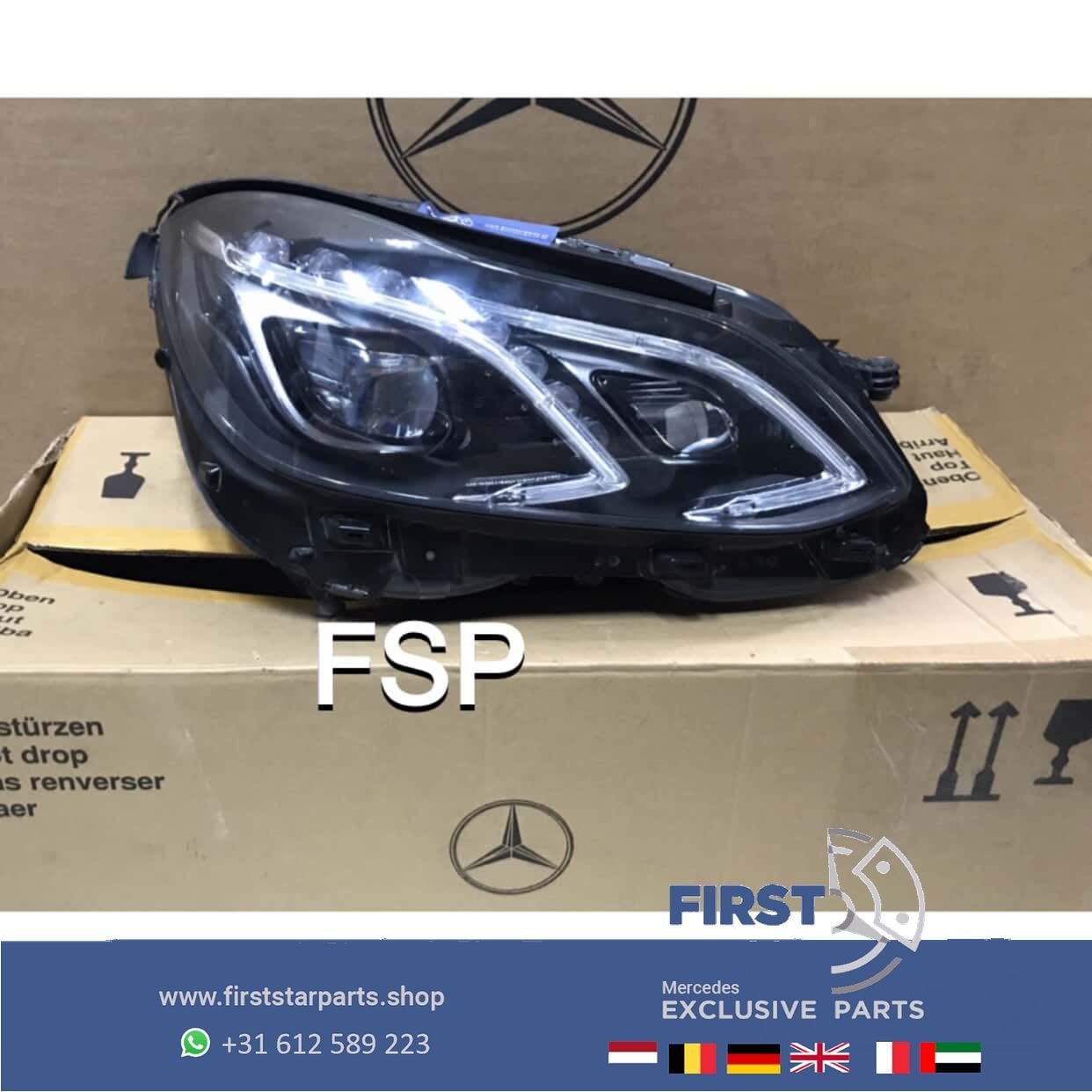 W212 Facelift FULL LED ILS Koplamp RECHTS Mercedes E Klasse, Auto-onderdelen, Gebruikt, -, Ophalen of Verzenden, -