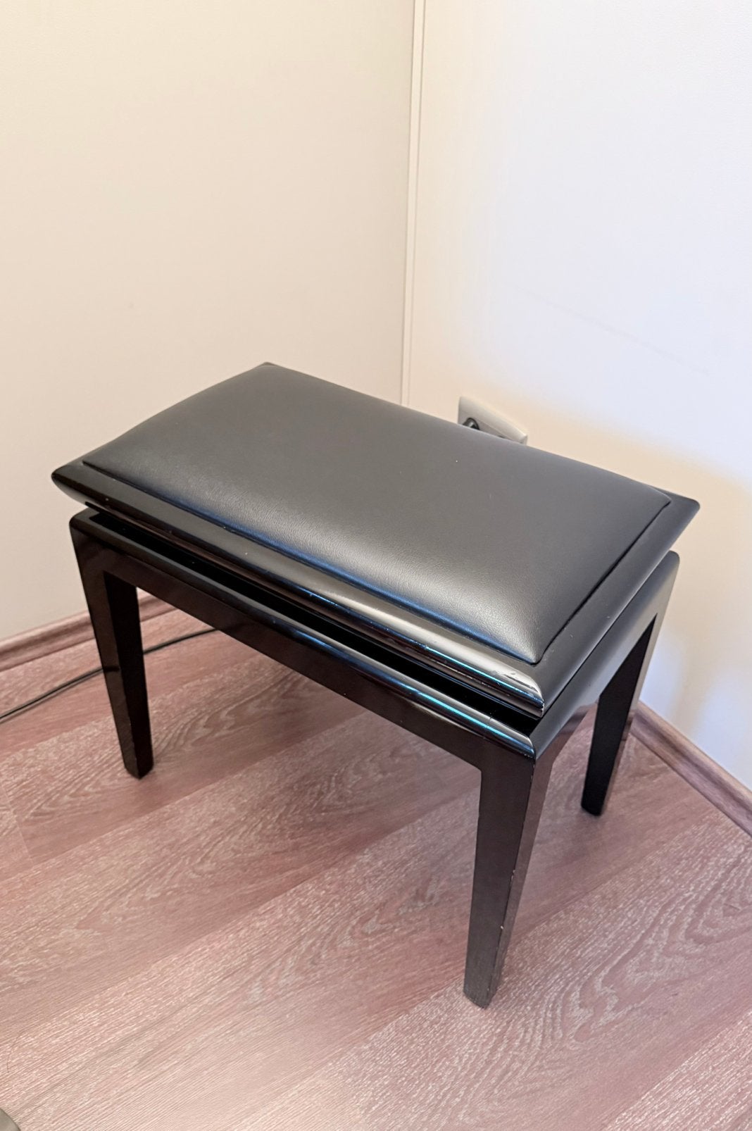Piano bank pianobank in hoogte verstelbaar, Ophalen, Gebruikt, Zwart, Overige typen
