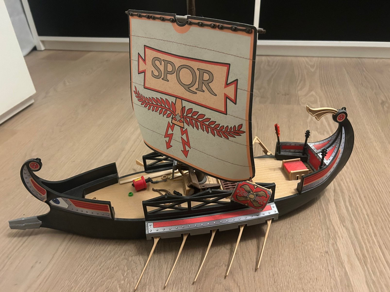 Bateau romain SPQR, Enlèvement, Comme neuf, Duplo