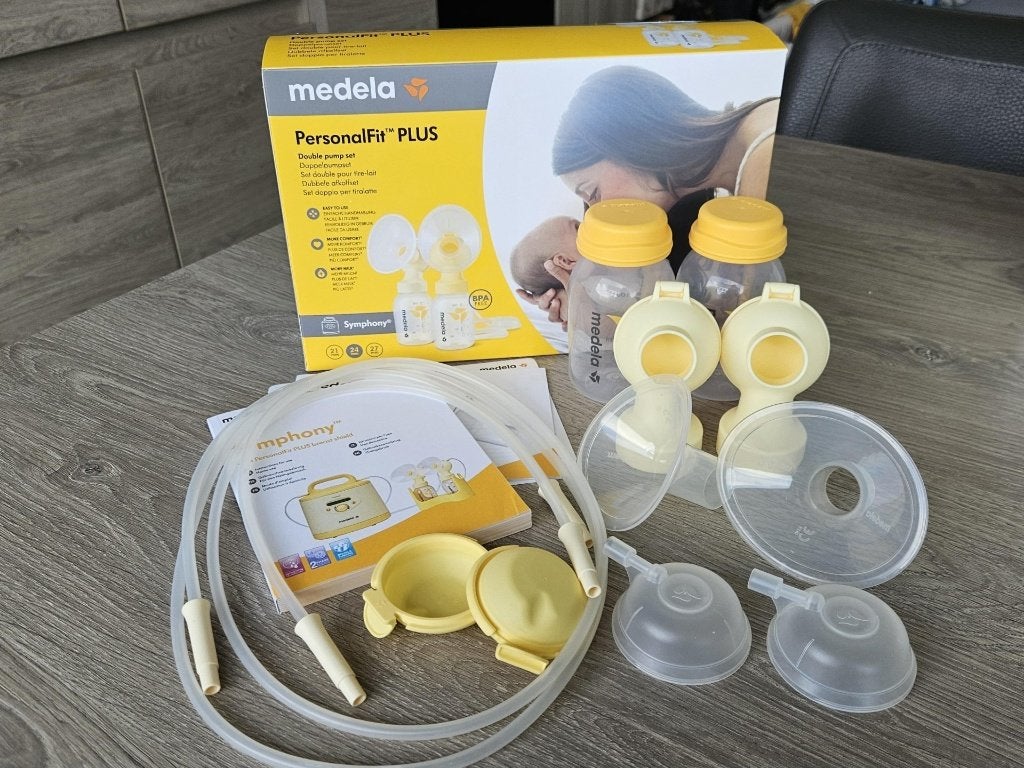 PersonalFit Plus - dubbelzijdige afkolfset 24 mm, Ophalen, Zo goed als nieuw, Borstkolf