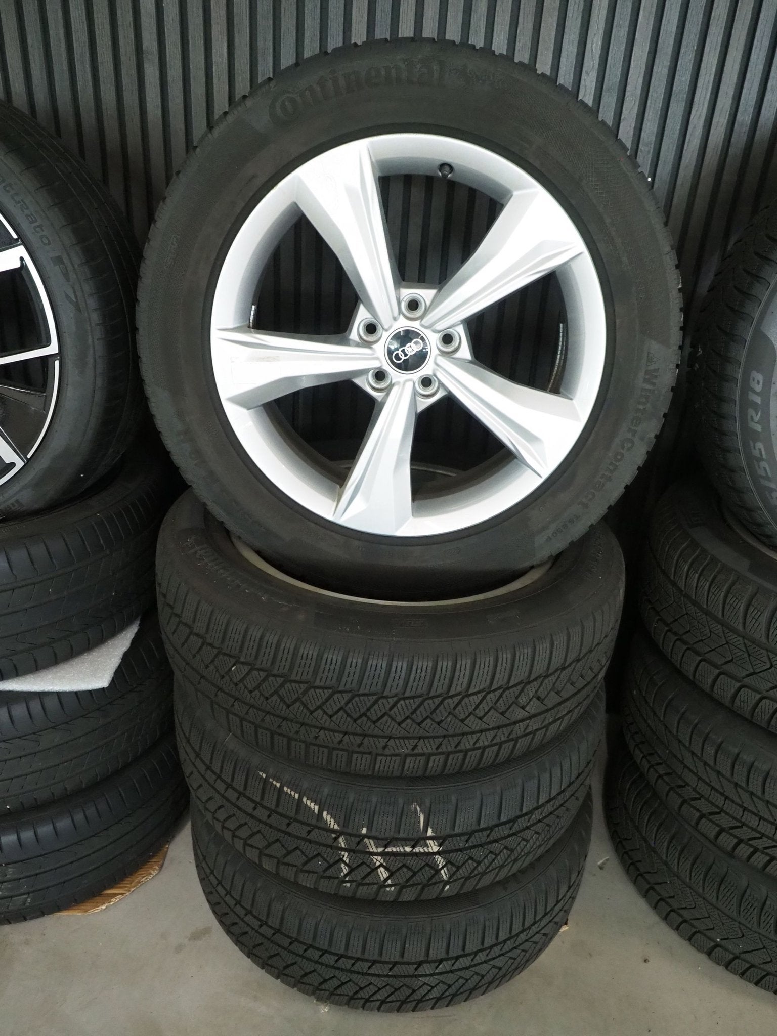 Audi Q5 winterset met Continental band 19 inch, Pneus et Jantes, Pneus hiver, -, Véhicule de tourisme