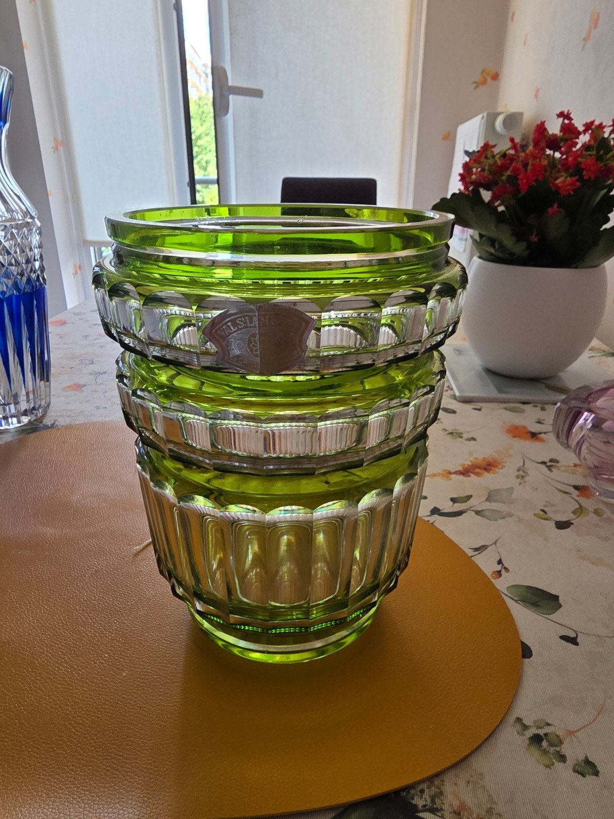 Vase Saint Lambert, Maison & Meubles, Enlèvement, Vert