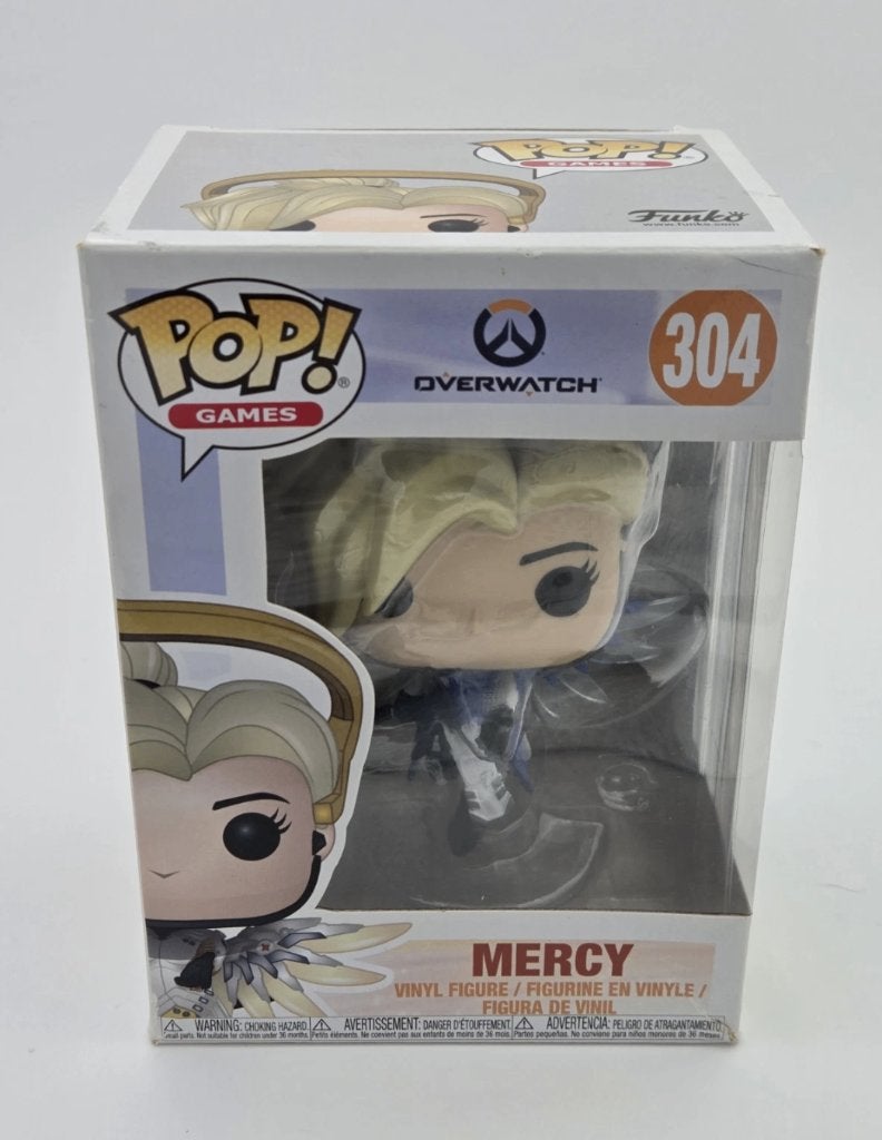 FUNKO POP Games -OVERWATCH-304- MERCY Blue-figuur - Nieuw, Verzamelen, Ophalen of Verzenden, Nieuw, Fantasy