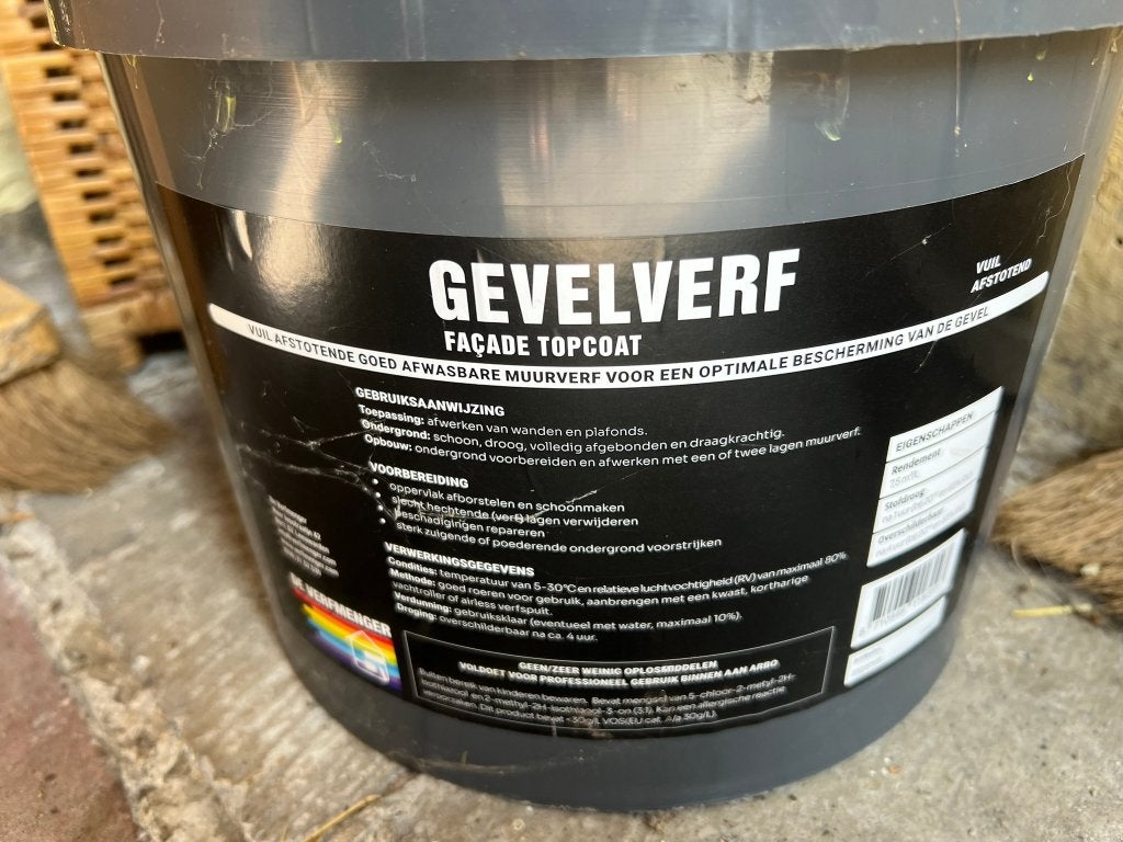 Gevelverf GEEL, Ophalen, Nieuw