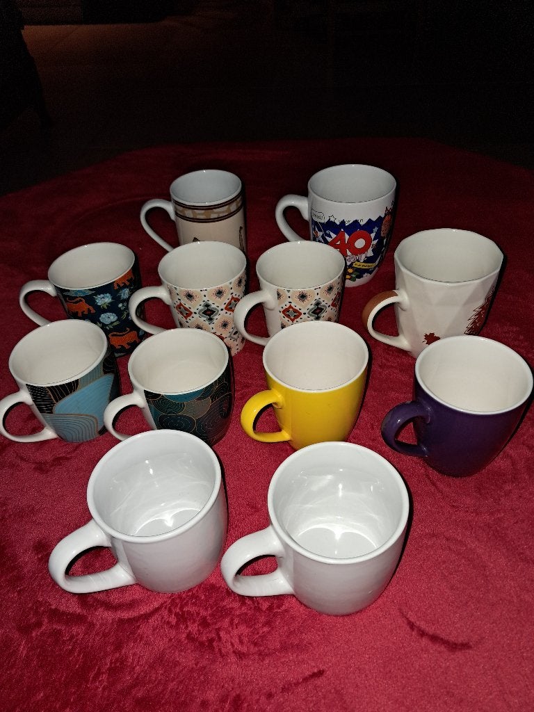 Koffietassen, Maison & Meubles, Enlèvement, Utilisé, Autres styles, Mug