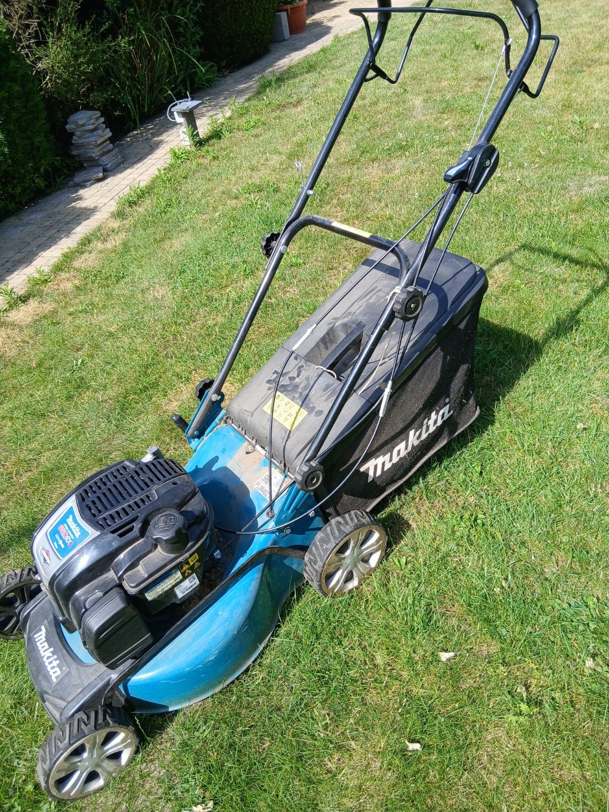 grasmaaier, Ophalen
