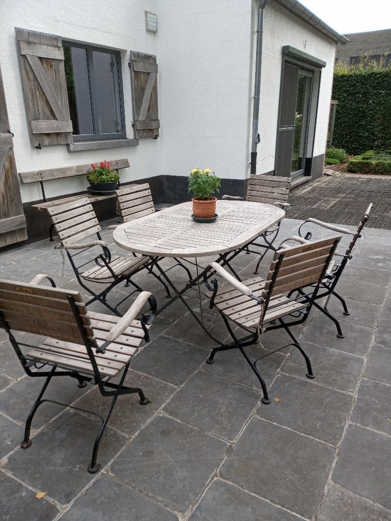 tuinmeubelen royal arrow, Jardin & Terrasse, Ensembles de jardin, Chaise, Salons de jardin, Utilisé, 6 places