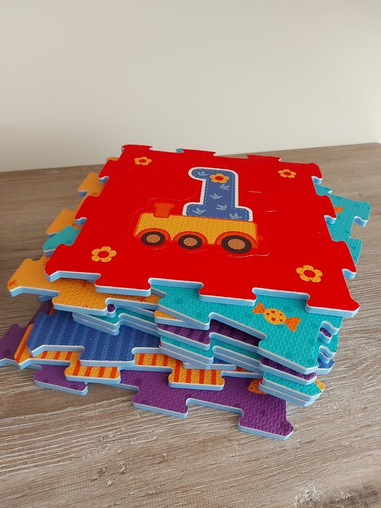 Puzzelmat 9-delig, Ophalen