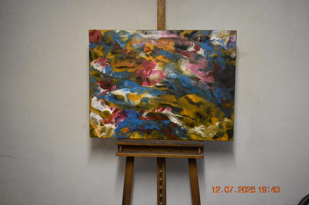 Peinture Abstrait Serie No ( 72 ) , par joky kamo, Enlèvement, Peinture à l'huile, Abstrait