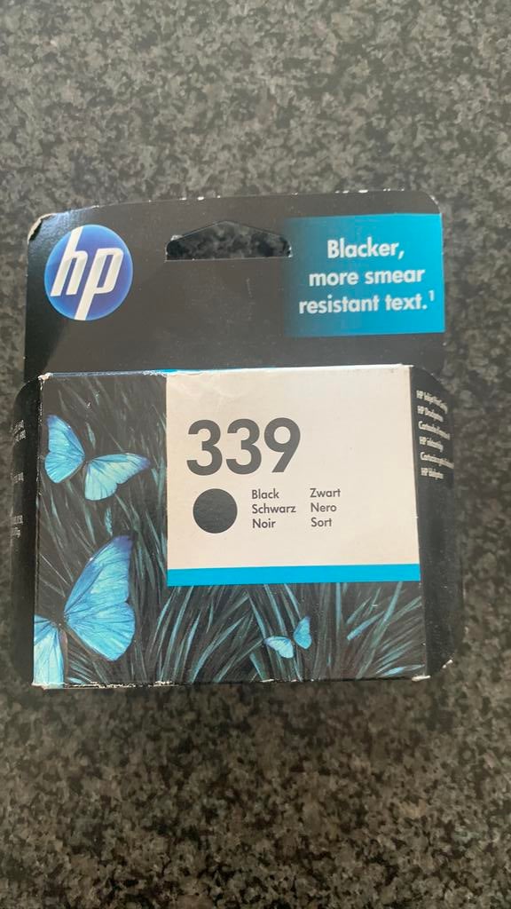 Inktpatroon HP 339 zwart, Ophalen, Nieuw, Cartridge