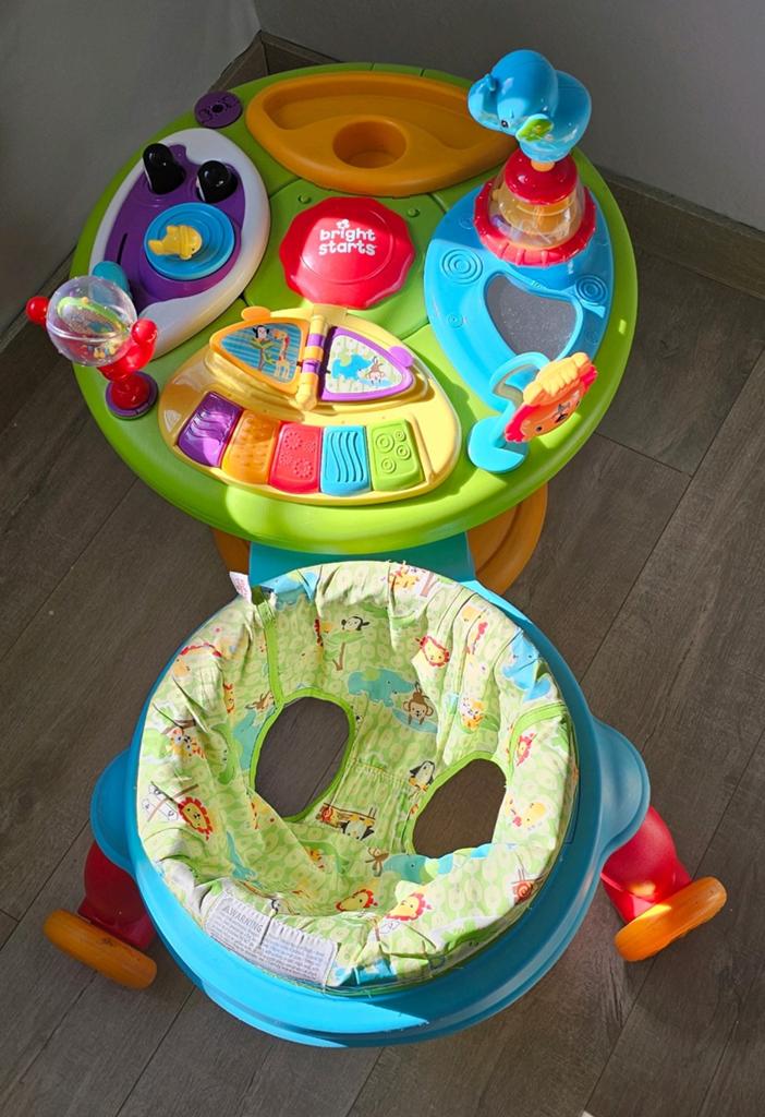 Trotteur avec table de jeux, Enlèvement