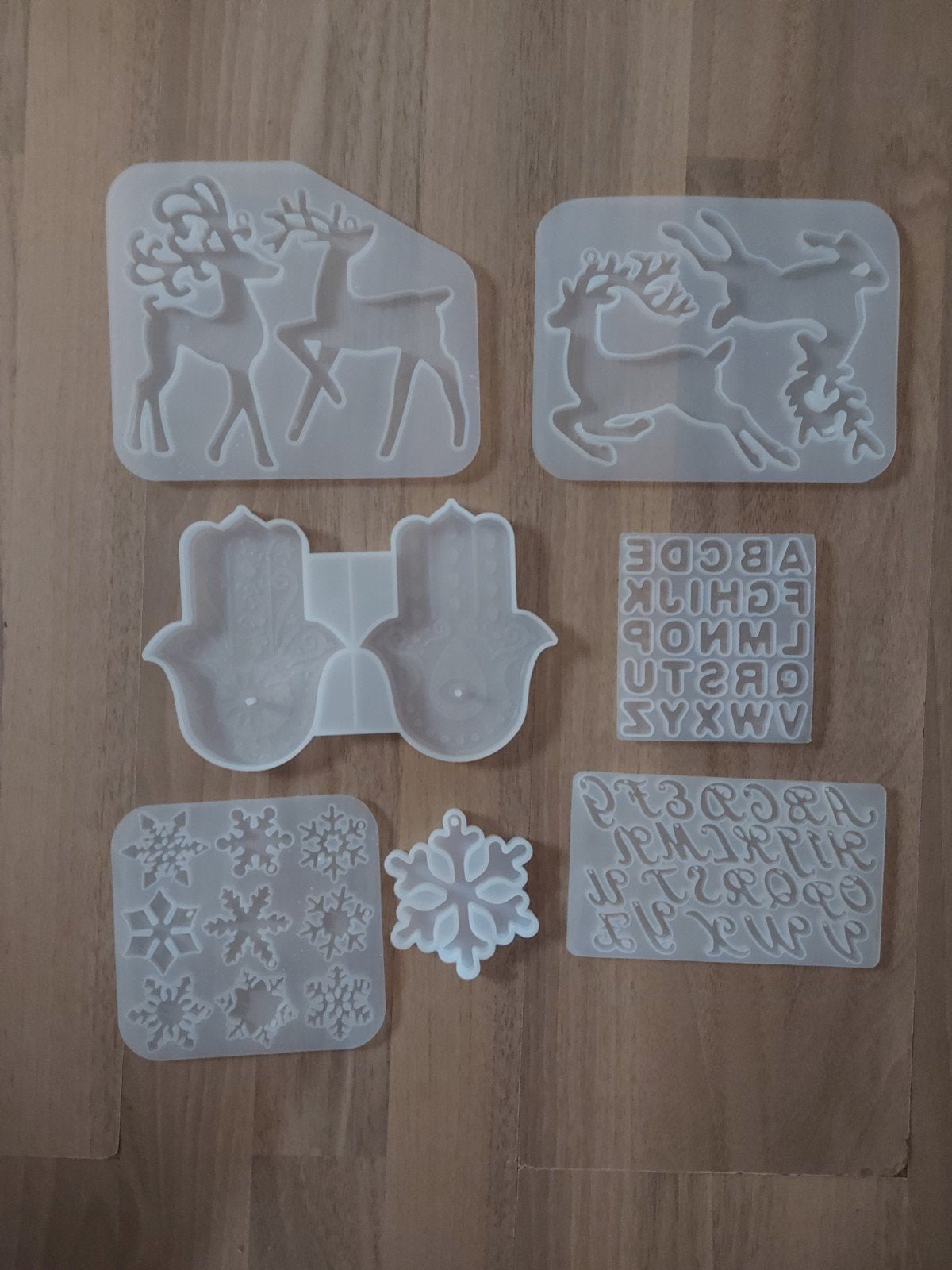 Siliconen mallen lot, Ophalen of Verzenden
