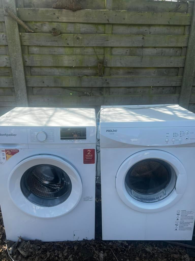 Ze zijn allebei in zeer goede staat., Elektronische apparatuur, Wasmachines, Ophalen of Verzenden, Zo goed als nieuw