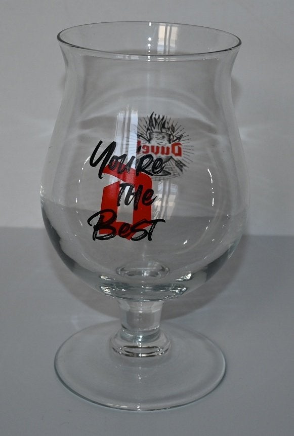 DUVEL/Tu es le meilleur, Collections, Marques de bière, Comme neuf, Verre ou Verres, Duvel, Envoi