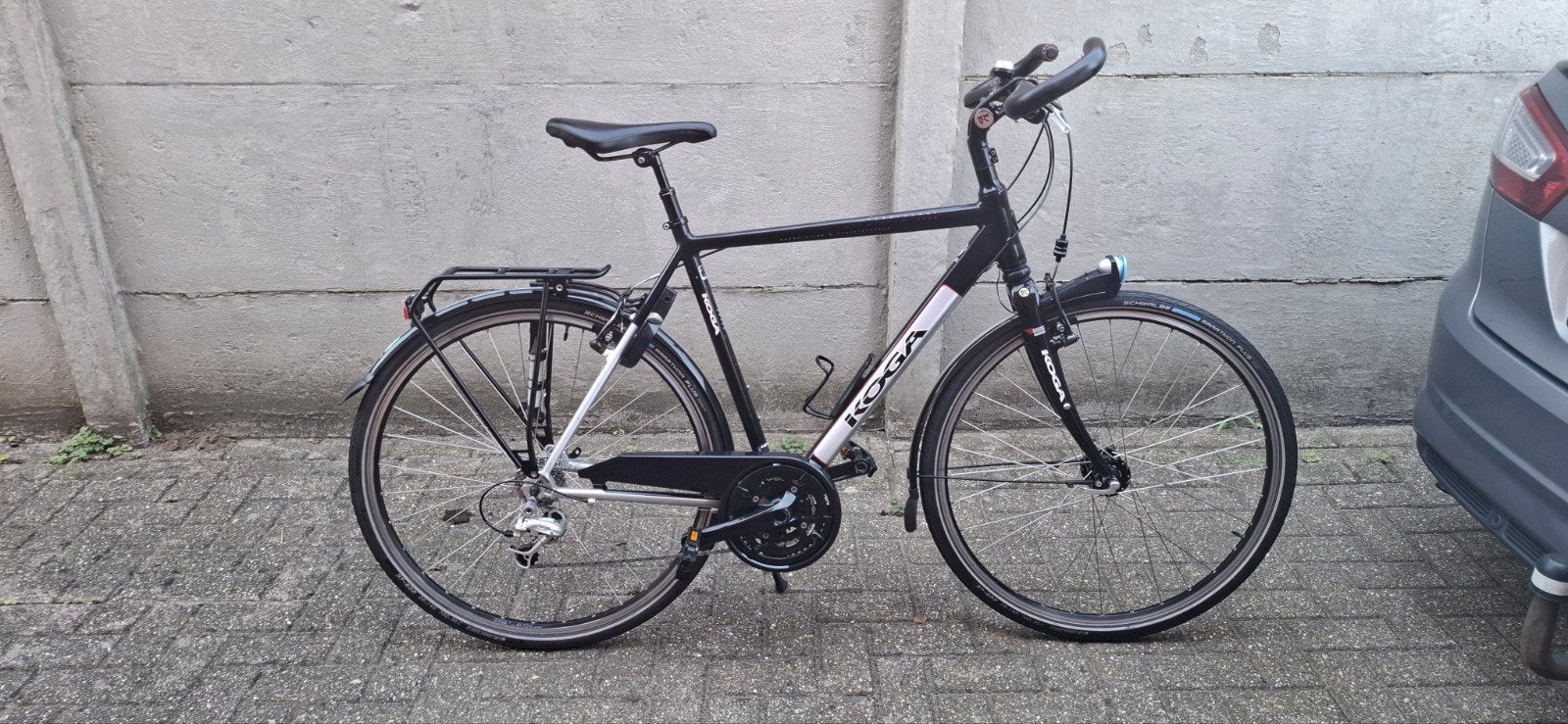 Heren trekkingfiets koga roadrunner in prachtige staat, Ophalen, 28 inch, Vering, Velgrem