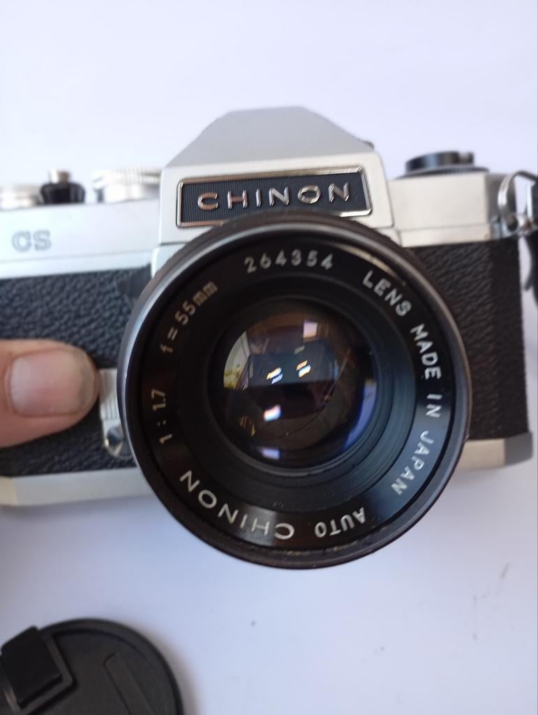 Chinon CS 35mm Film Camera with 55mm f/1.7 Lens, Audio, Tv en Foto, Fotocamera's Analoog, Ophalen of Verzenden
