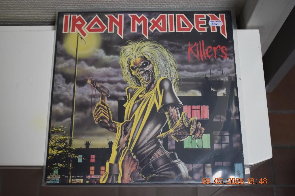 LP : Iron Maiden - Killers (Heavy Metal), CD & DVD, Vinyles | Hardrock & Metal, Housse de protection extérieure, Enlèvement ou Envoi
