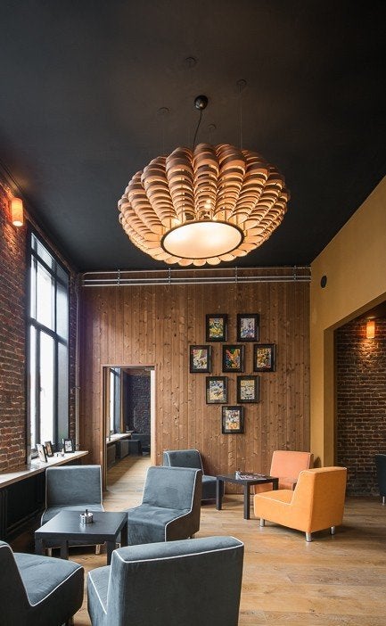 Decoratieve lusters moderne stijl, serie Glow, Ophalen, 50 tot 75 cm, Moderne stijl ook voor horeca, Zo goed als nieuw
