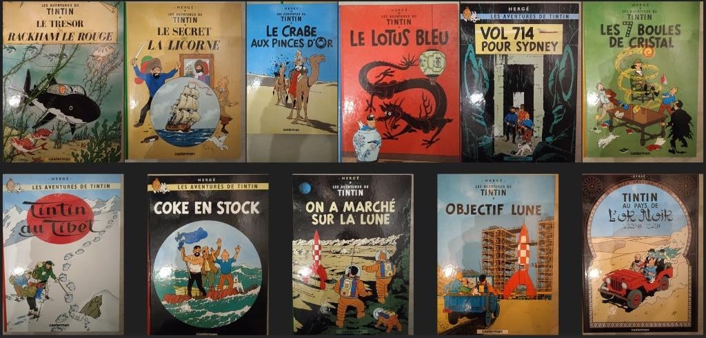 BD Tintin, Boeken, Stripverhalen, Ophalen