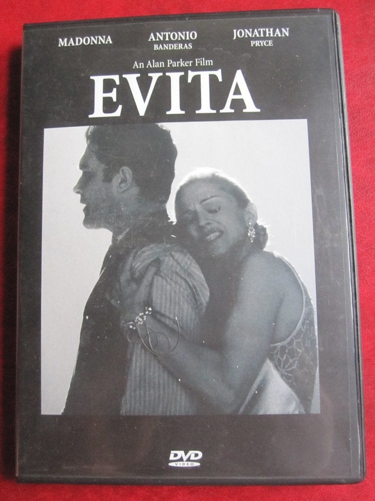 Evita (1996), Cd's en Dvd's, Dvd's | Drama, Zo goed als nieuw, Waargebeurd drama, Alle leeftijden, Engels, Nederlands, Frans, Ophalen of Verzenden