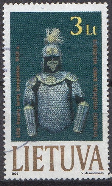 Litouwen - Historisch harnas - 1999, Verzenden, Gestempeld