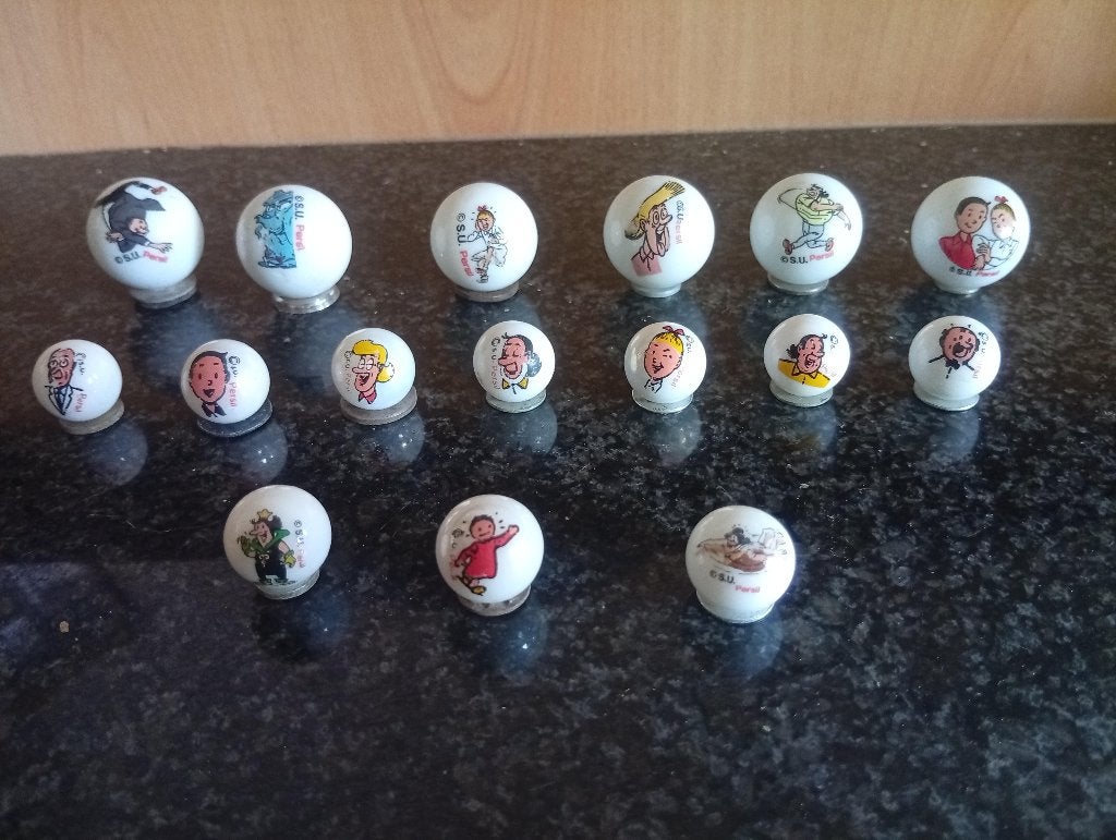 16 billes Bob et Bobette (vente à la pièce ou en lot), Envoi, Bob et Bobette, Neuf, Ustensile