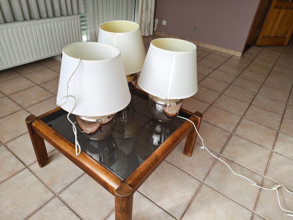 Tafellamp, Ophalen, Gebruikt, 47 cm, Inclusief lichtbron