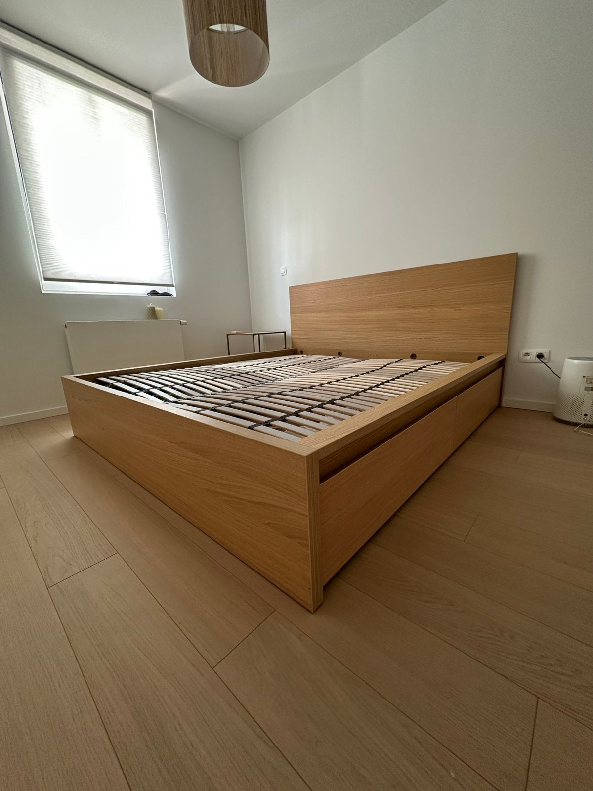 IKEA MALM bed 180x200, Huis en Inrichting, Slaapkamer | Complete slaapkamers, Ophalen, Zo goed als nieuw, Tweepersoons