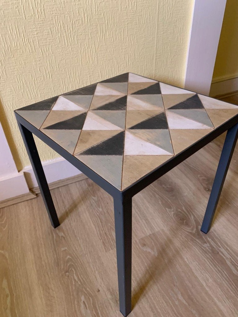 Salontafel, Huis en Inrichting, Ophalen, Minder dan 50 cm, Gebruikt, Vierkant