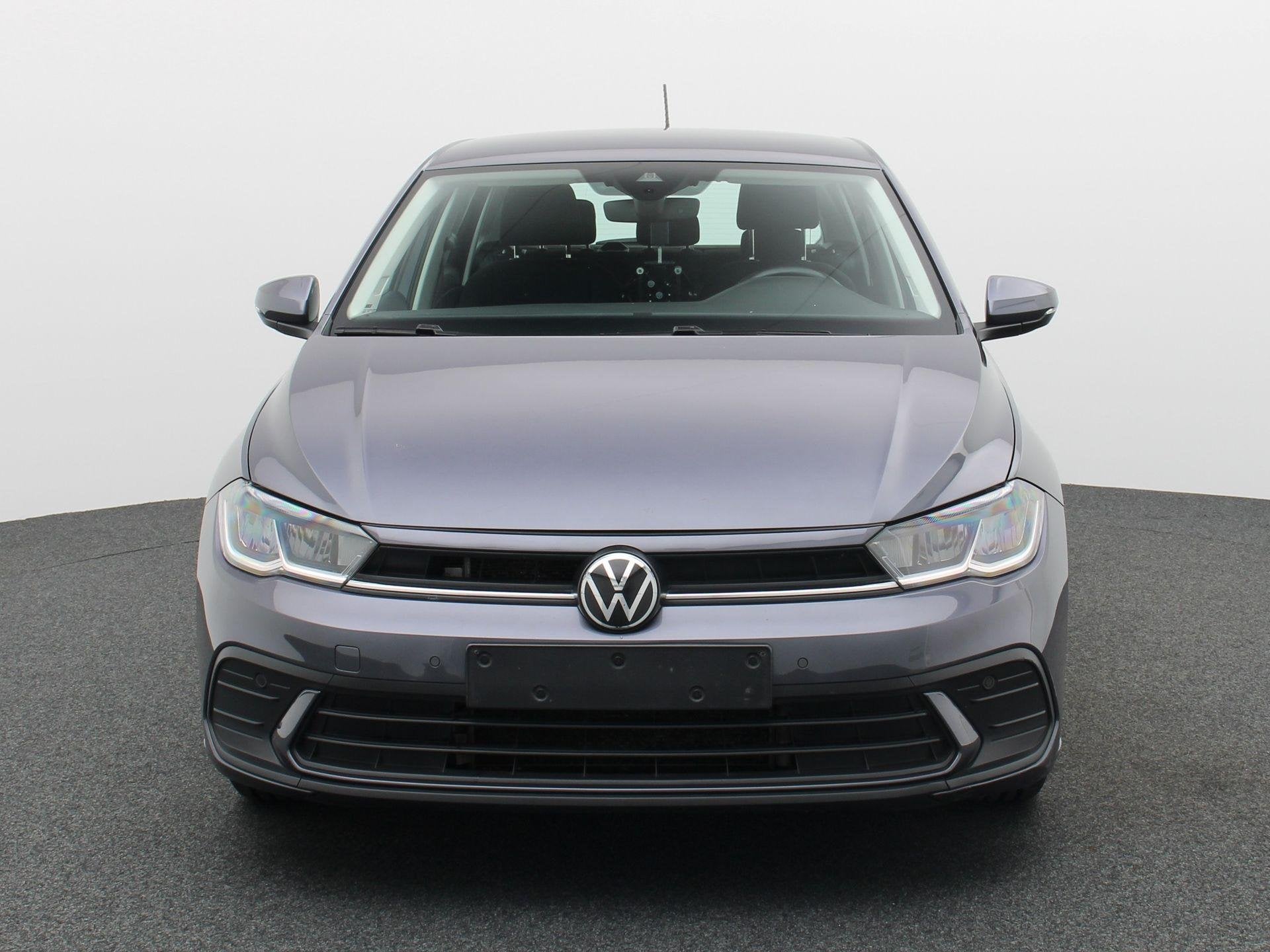 Volkswagen Polo 1.0 TSI Life DSG NAVI | LED | Zetelverwarmin, Stof, Zwart, 95 pk, Bedrijf