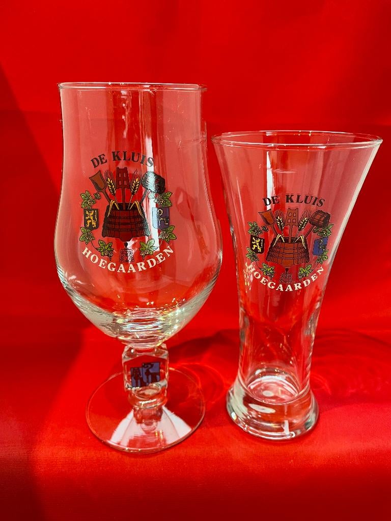 verres à bière De Kluis Hoegaarden, Enlèvement ou Envoi, Utilisé, Verre à bière