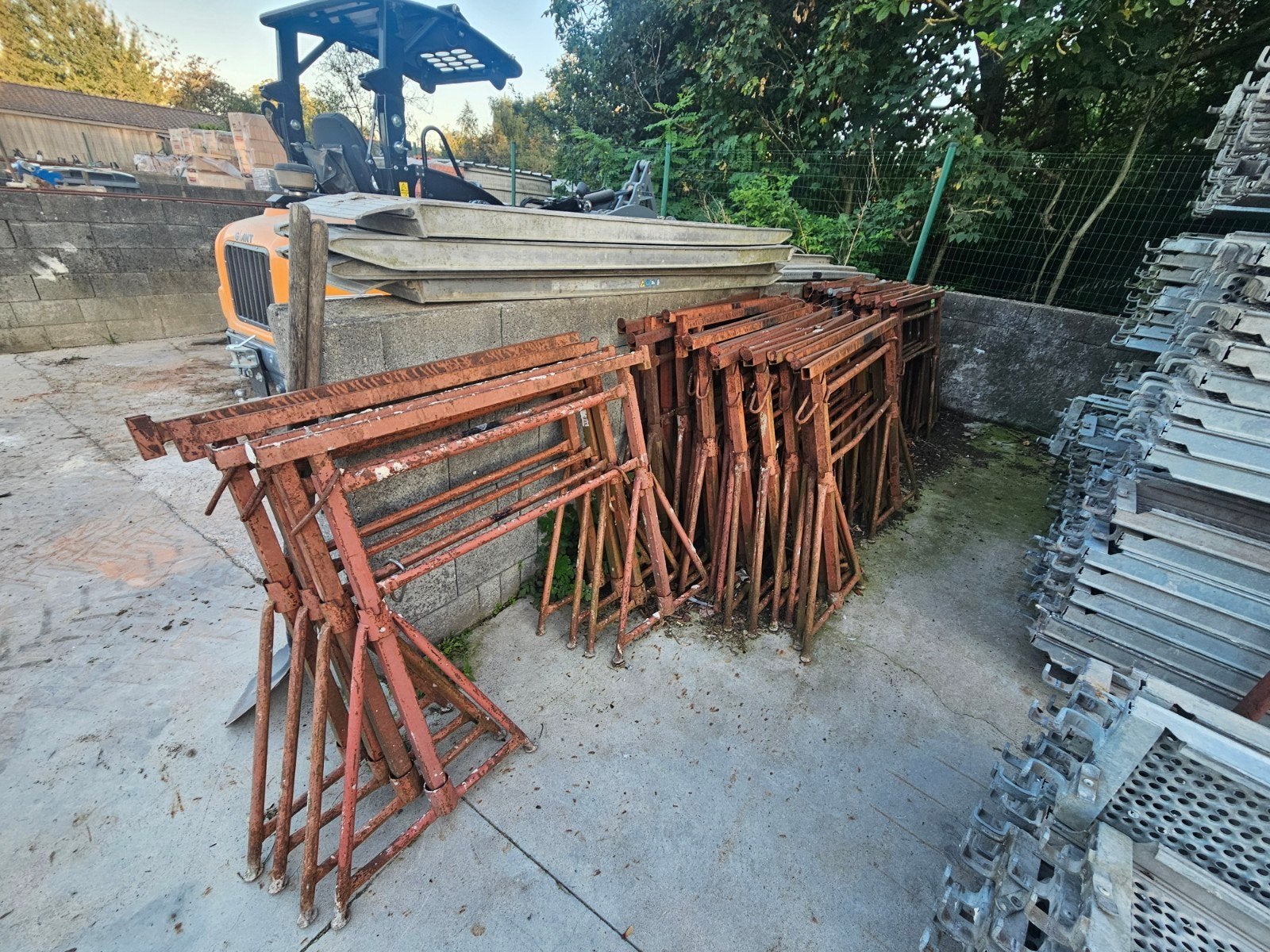 metserschragen, Ophalen