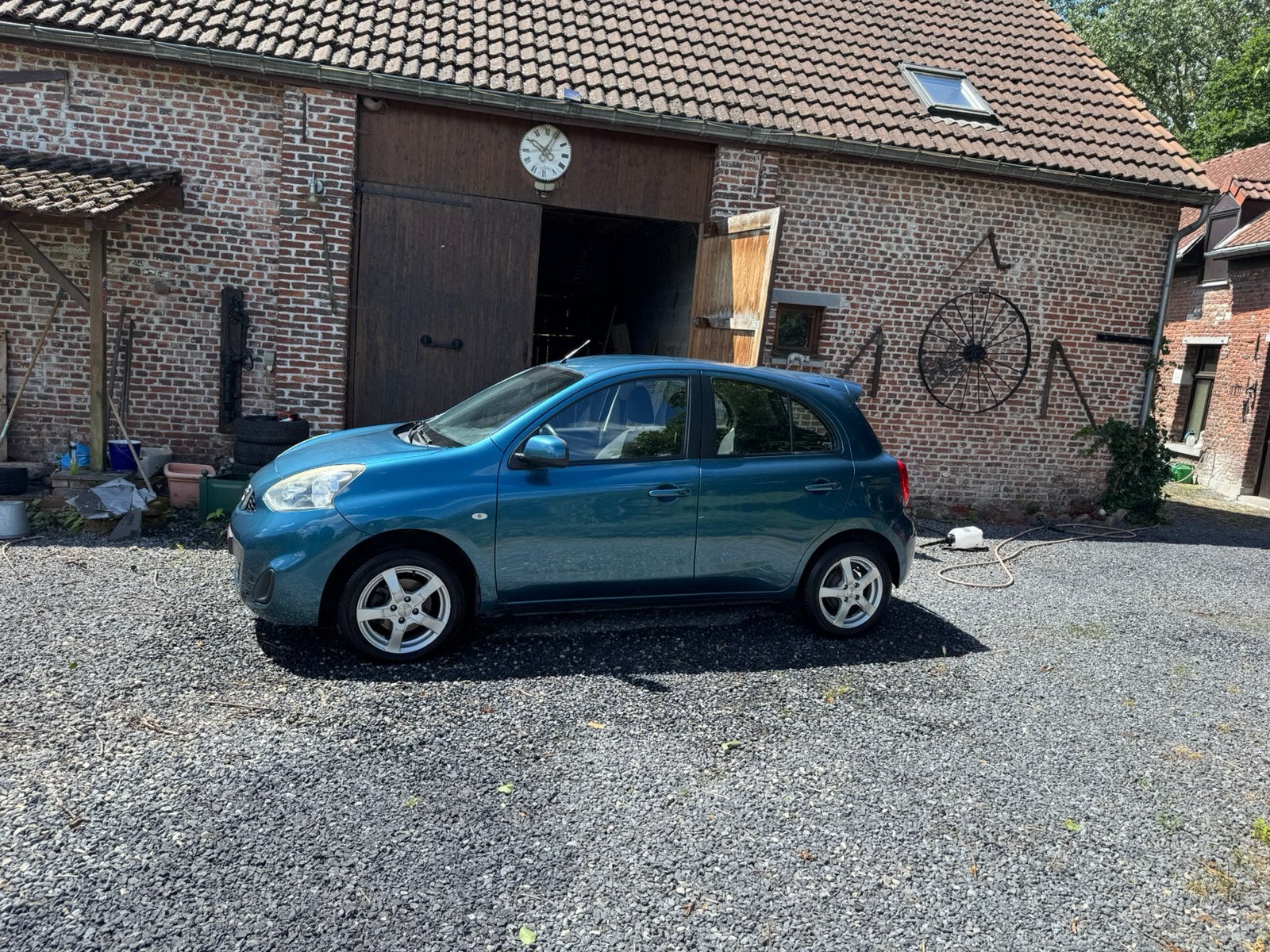 Micra, heel weinig kilometers, Auto's, Voorwielaandrijving, Euro 5, Stof, Zwart
