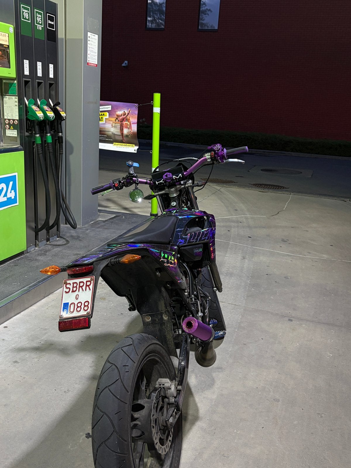 Beta 50rr motorrijder, Fietsen en Brommers, Brommers | Crossbrommers, Ophalen, 6 versnellingen, Zo goed als nieuw, 50 cc