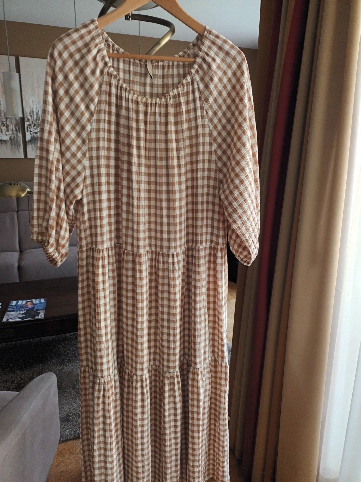 .ieuwe elegante zomerjurk " SOYACONCEPT"   e, Kleding | Dames, Ophalen of Verzenden, Maat 42/44 (L), Beige