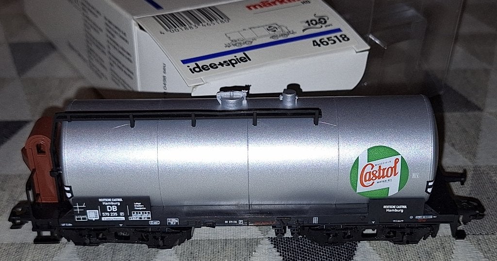 Märklin 46518 ketelwagen "Castrol" van de DB, Enlèvement ou Envoi, Comme neuf, Wagon, Märklin