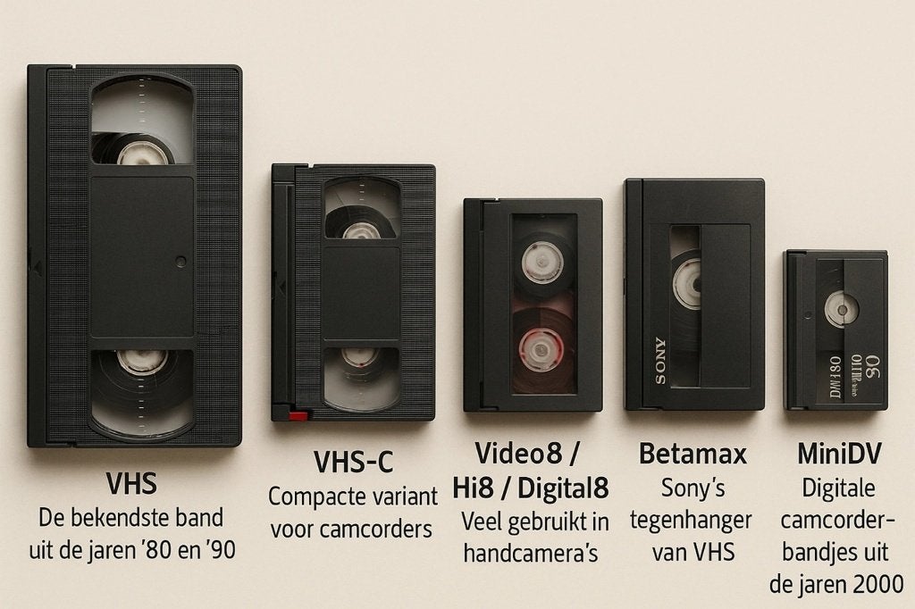 Digitaliseer uw oude vhs, vhs-c, hi8 en Mini DV cassetten, TV, Hi-fi & Vidéo, Enlèvement, Neuf