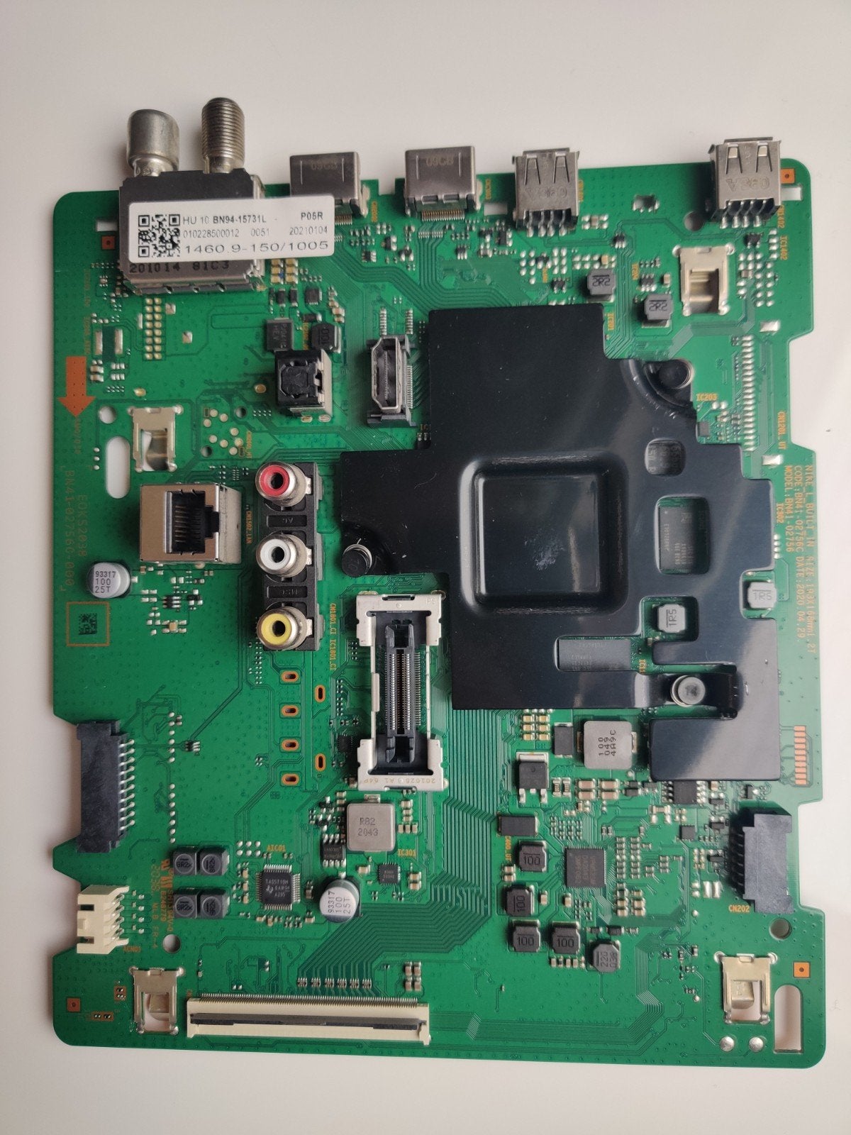 Samsung carte mère BN94-15731L / BN41-02756C pour QE58Q60TAS, TV, Hi-fi & Vidéo, Enlèvement ou Envoi