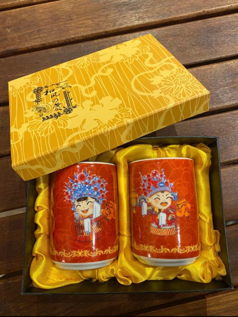Tasses de marriage, Enlèvement ou Envoi, Comme neuf, Porcelaine, Tasse et/ou soucoupe
