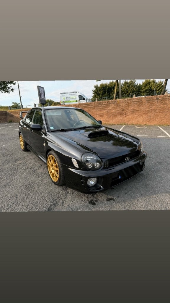 Subaru Sti 7 2002, Auto's, Zwart, WRX STI, Particulier, Blauw