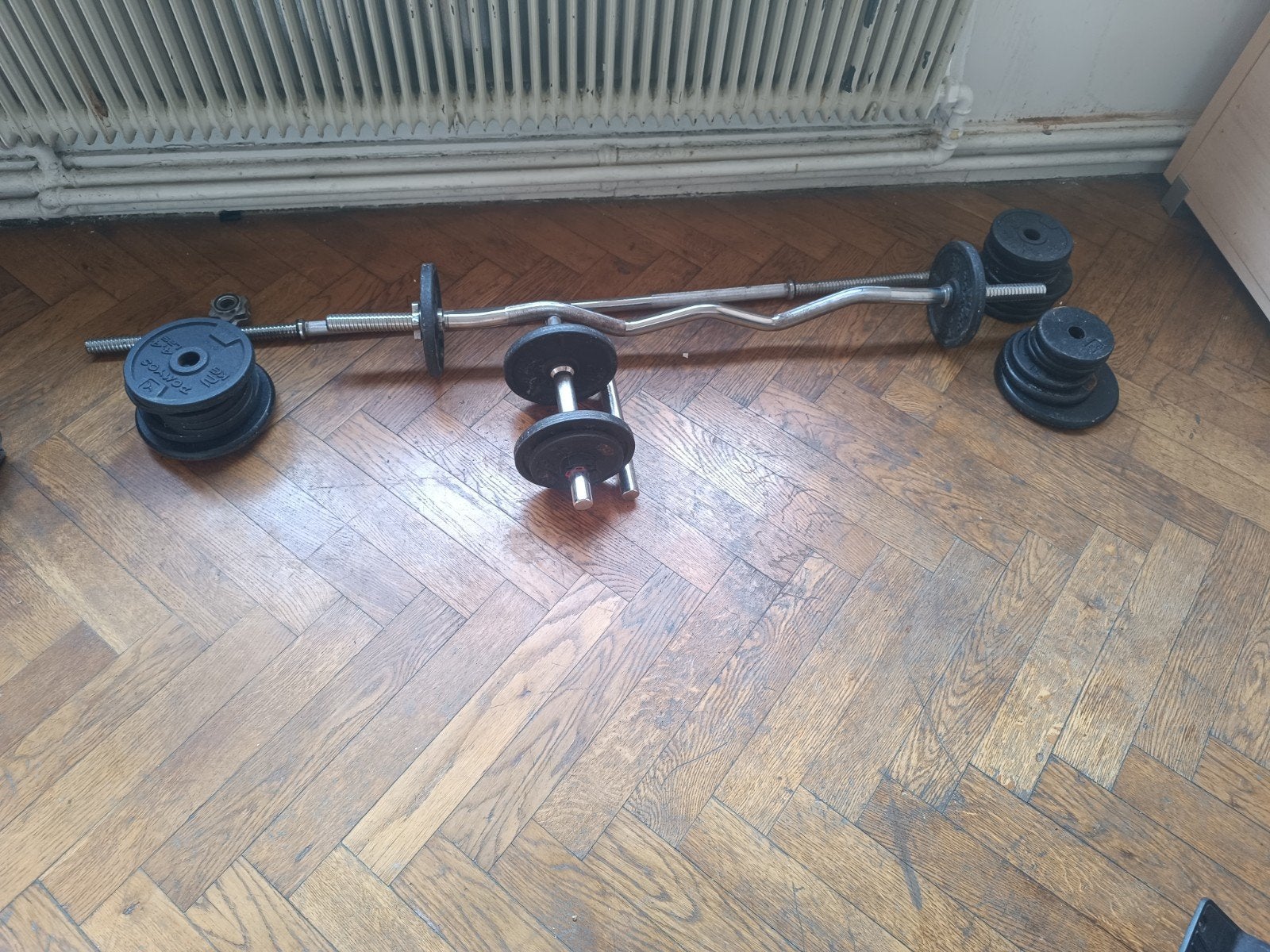 set complet pour muscler en bonne état et de qualité, Sports & Fitness, Enlèvement ou Envoi