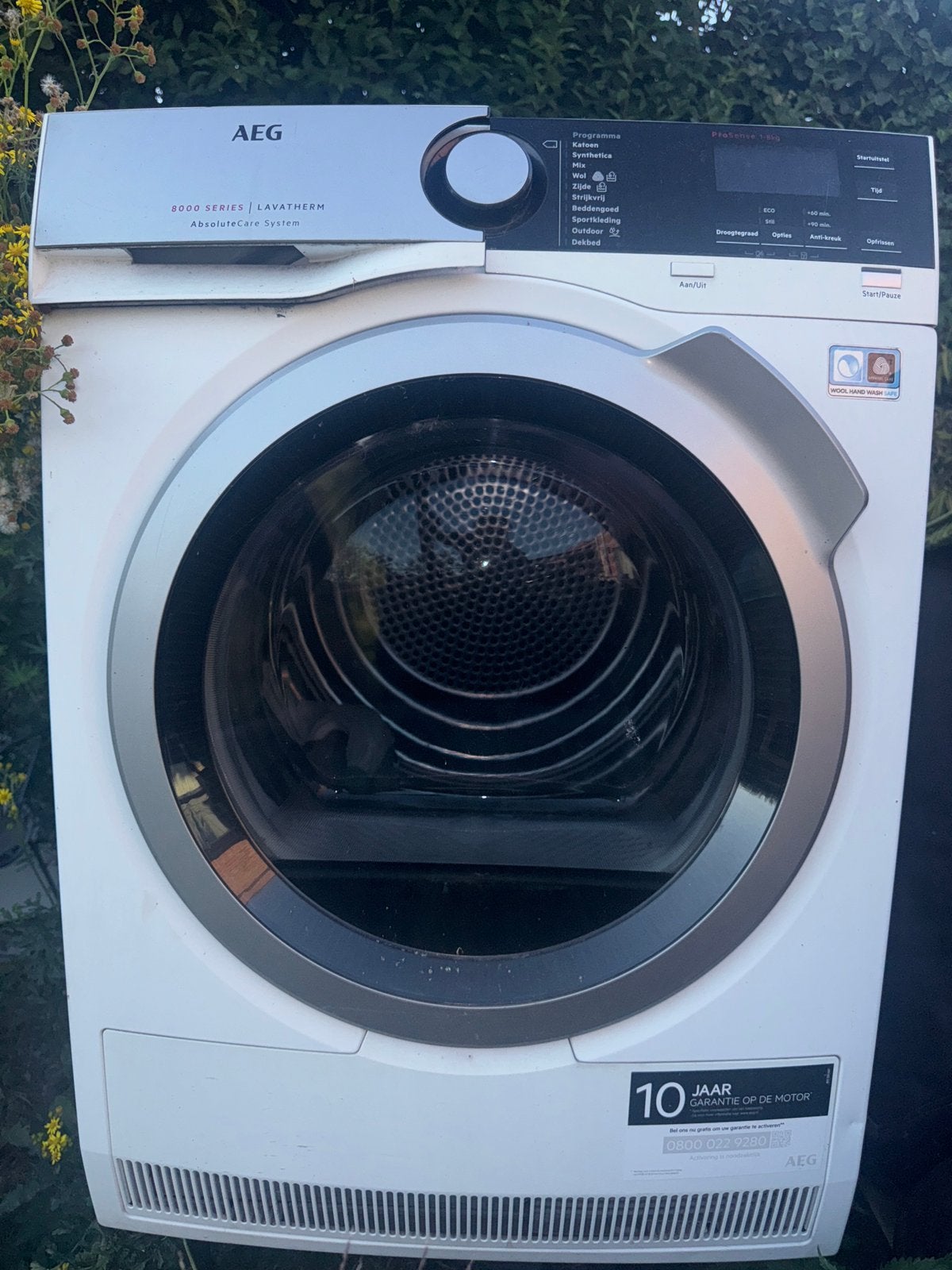 Droogkast AEG 8000 Series, Elektronische apparatuur, Ophalen, Anti-kreukfase, 8 tot 10 kg, Voorlader