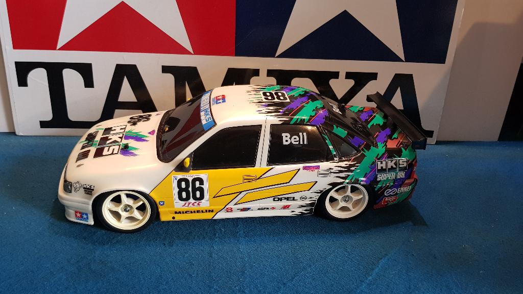 Ancienne Tamiya HKS Opel Vectra JTCC #58159 (FF-01) 1995, Hobby & Loisirs créatifs, Neuf, Échelle 1:10, Voiture on road, Électro